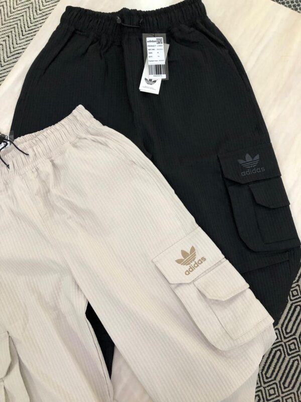ADIDAS  FABRIC CARGO PANTS STRAIGHT FIT CARGOS