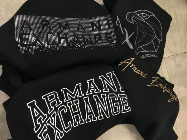 ARMANI EXCHANGE All Black Premium men's sweatshirts - Image 7