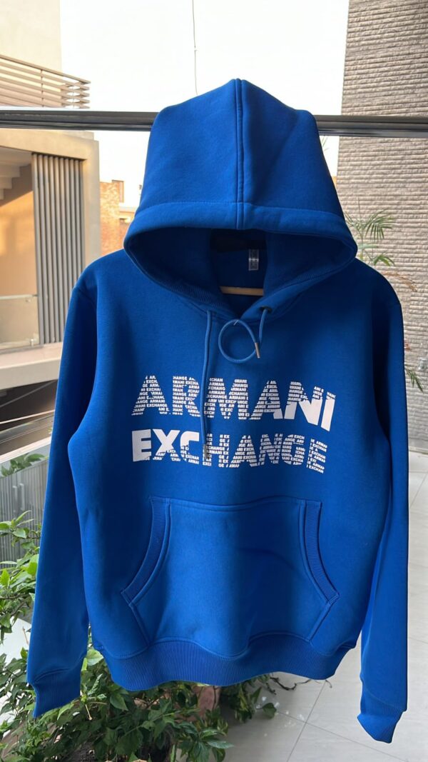 FIRST COPY Armani Cotton 3-Thread Fleece Hoodie - Image 5