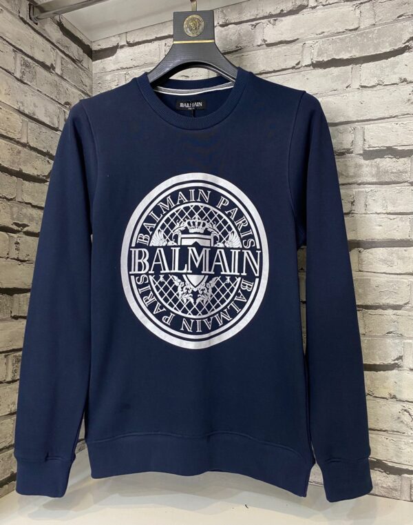 FIRST COPY BALMAIN PREMIUM COTTON ROUND NECK SWEATSHIRT   - Image 3