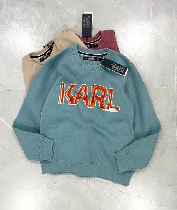 FIRST COPY KARL EXCLUSIVE ROUND NECK SWEATSHIRTS FOR LADIES