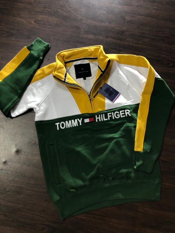 FIRST COPY TOMMY PREMIUM QUALITY HALF ZIPPER SWEATSHIRT