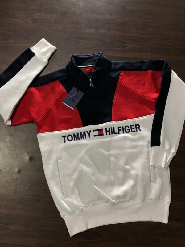 FIRST COPY TOMMY PREMIUM QUALITY HALF ZIPPER SWEATSHIRT - Image 6