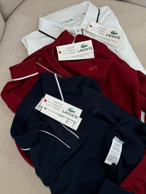 LACOSTE IMPORTED QUALITY EXCLUSIVE FULL SLEEVES POLO TEES - Image 6