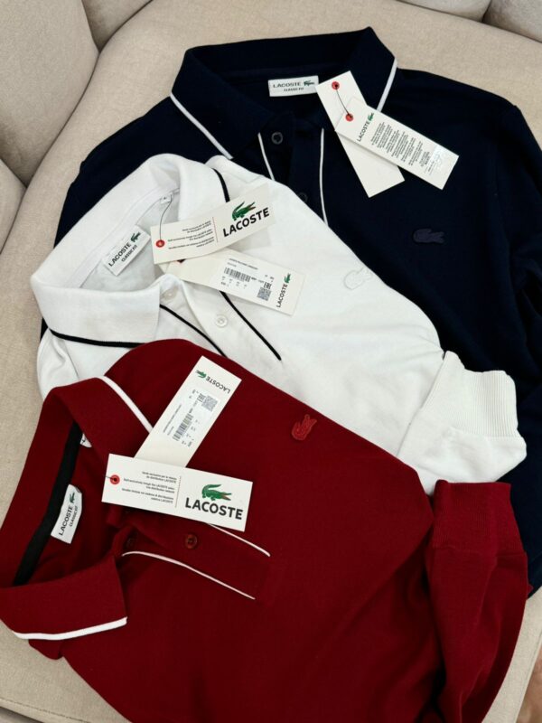 LACOSTE IMPORTED QUALITY EXCLUSIVE FULL SLEEVES POLO TEES