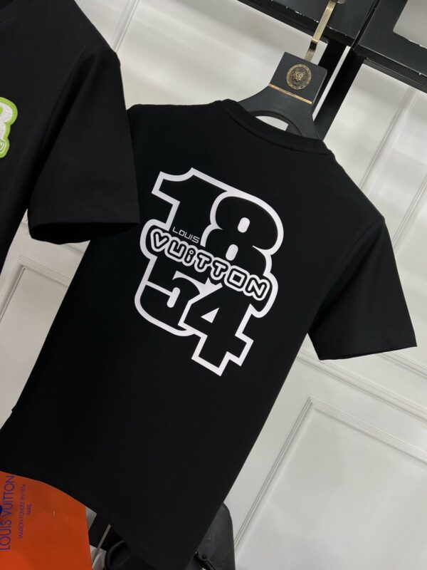 LOUIS VUITTON EXCLUSIVE COTTON LYCRA ROUND NECK T-SHIRT - Image 9