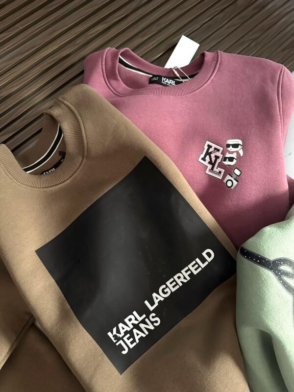 FIRST COPY KARL EXCLUSIVE ROUND NECK SWEATSHIRT FOR LADIES - Image 7