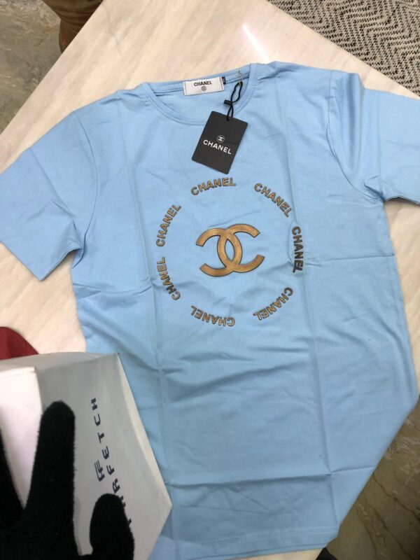 FIRST COPY CHANEL PREMIUM ROUND NECK TSHIRTS - Image 2