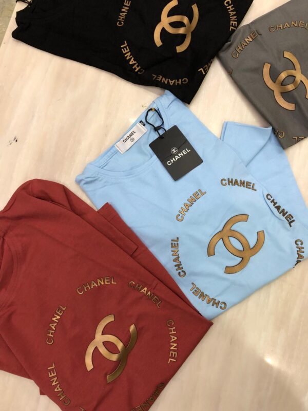FIRST COPY CHANEL PREMIUM ROUND NECK TSHIRTS - Image 7