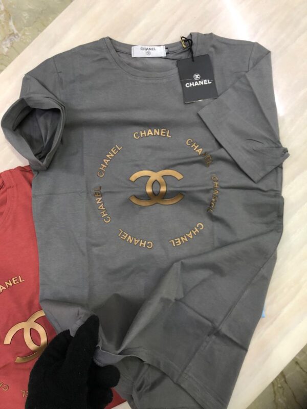 FIRST COPY CHANEL PREMIUM ROUND NECK TSHIRTS - Image 6