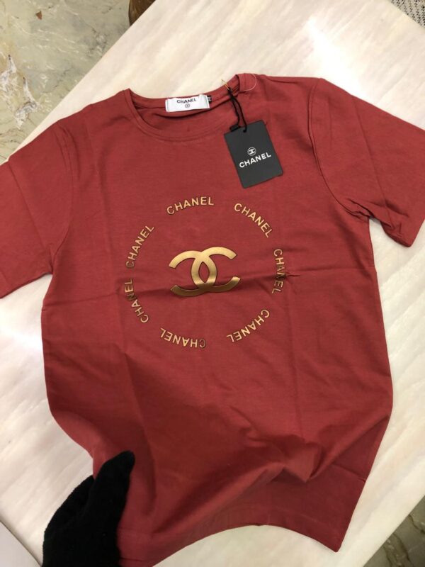 FIRST COPY CHANEL PREMIUM ROUND NECK TSHIRTS - Image 3