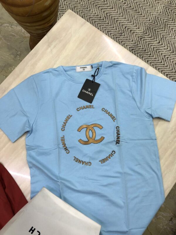 FIRST COPY CHANEL PREMIUM ROUND NECK TSHIRTS - Image 12