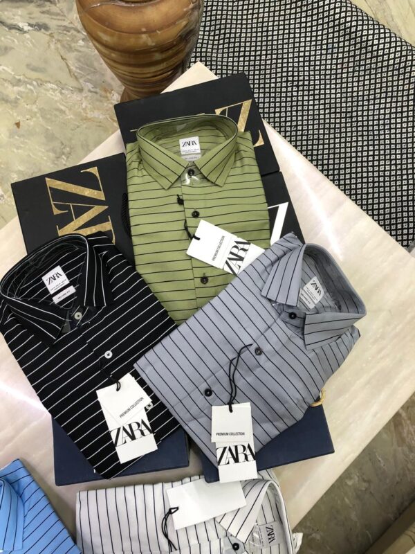FIRST COPY ZARA MEN'S EXCLUSIVE LINING SHIRTS - Image 8