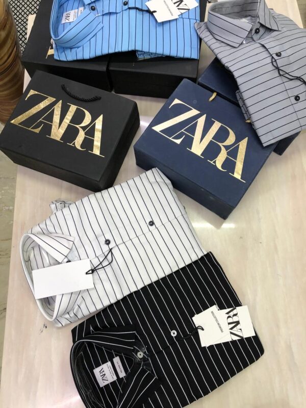 FIRST COPY ZARA MEN'S EXCLUSIVE LINING SHIRTS
