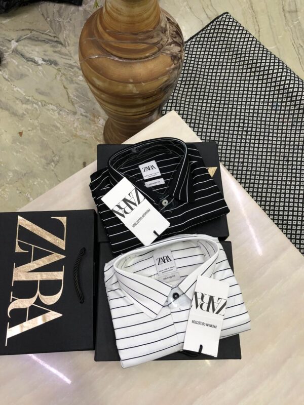 FIRST COPY ZARA MEN'S EXCLUSIVE LINING SHIRTS - Image 16