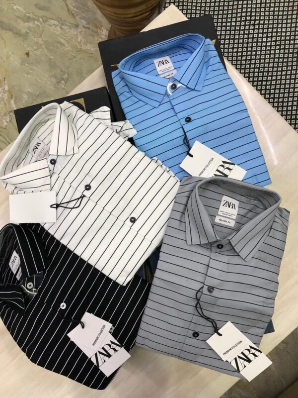 FIRST COPY ZARA MEN'S EXCLUSIVE LINING SHIRTS - Image 10