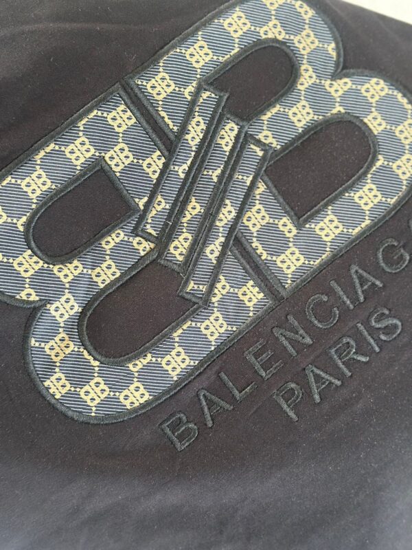 FIRST COPY BALENCIAGA VERY PREMIUM HEAVY GSM COTTON LYCRA ROUND NECKS - Image 2