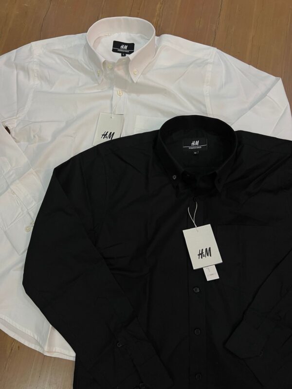 FIRST COPY H&M (PREMIUM QUALITY) Plain shirt - Image 3