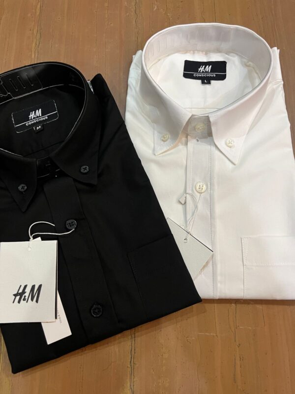 FIRST COPY H&M (PREMIUM QUALITY) Plain shirt - Image 4