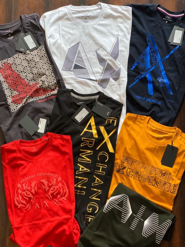 FIRST COPY ARMANI EXPORT ORIGINAL CREW NECKS TEES