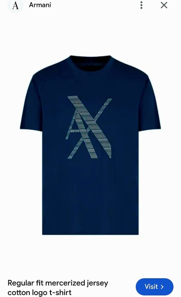 FIRST COPY ARMANI VERY PREMIUM COTTON ROUND NECKS - Image 3