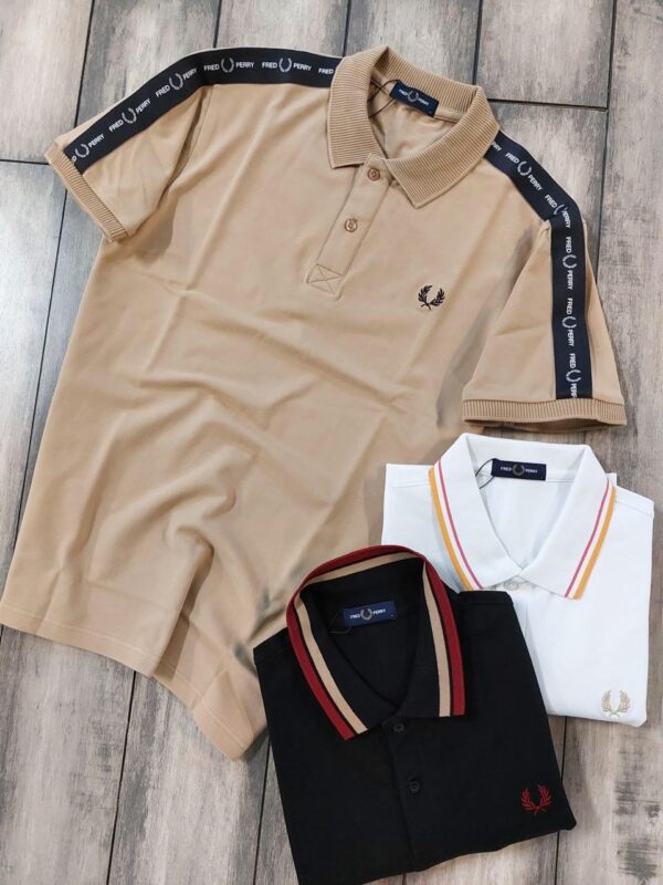 FIRST COPY Fred Perry Imported Quality Exclusive Polo Tees - Image 3