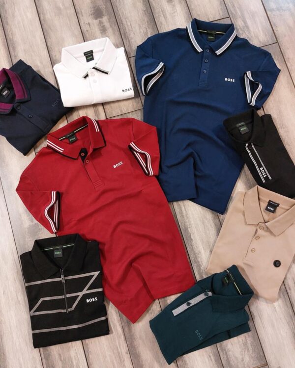 FIRST COPY Hugo Boss Imported Quality Exclusive Polo Tees - Image 4