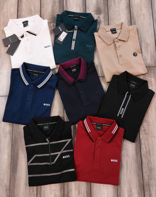 FIRST COPY Hugo Boss Imported Quality Exclusive Polo Tees - Image 2