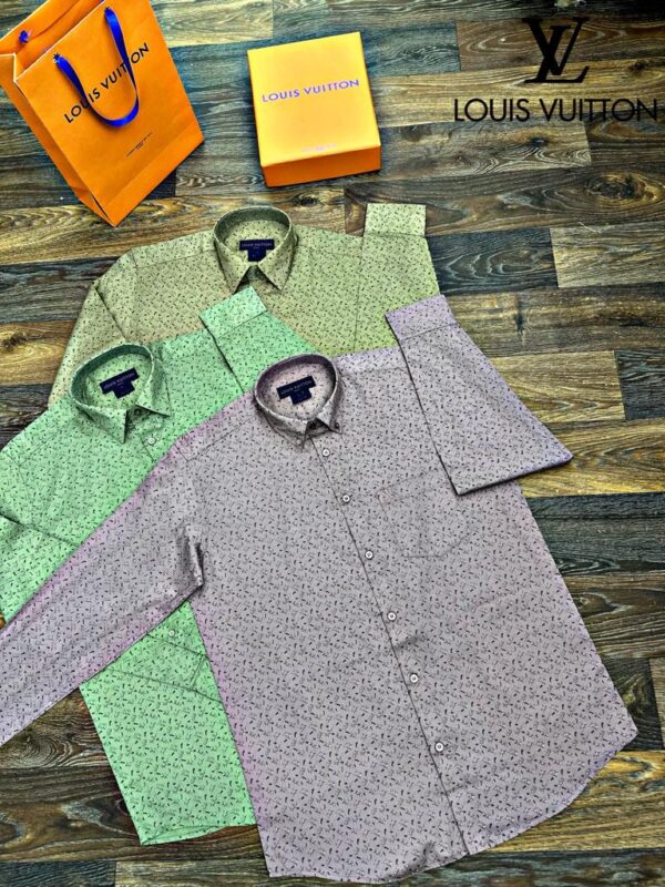 FIRST COPY Louis Vuitton Premium Cotton Fabric Shirts - Image 2