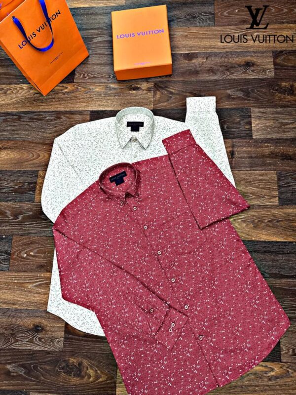 FIRST COPY Louis Vuitton Premium Cotton Fabric Shirts
