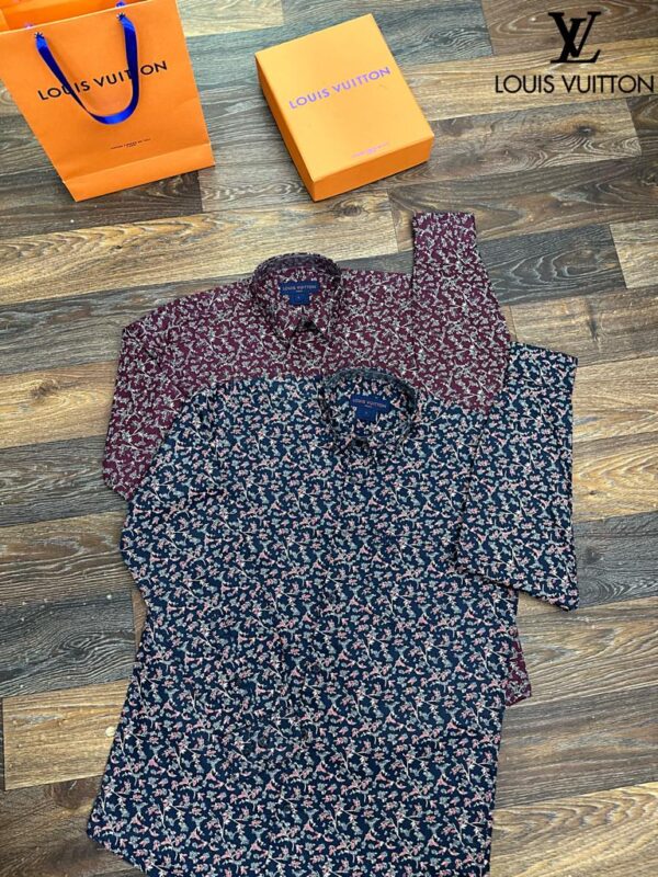 FIRST COPY Louis Vuitton Premium Cotton Fabric Shirts - Image 2