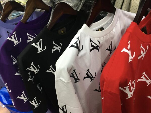 FIRST COPY Louis Vuitton Premium Cotton Lycra Round Neck - Image 2