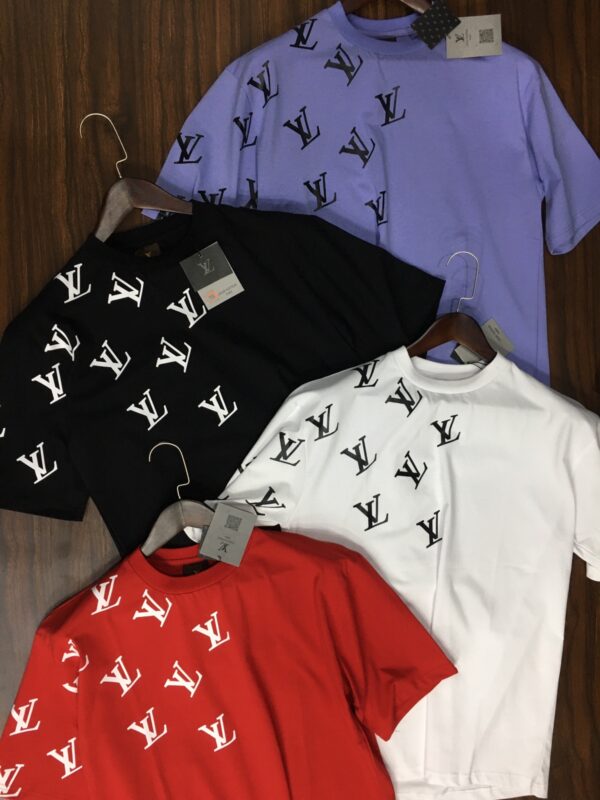 FIRST COPY Louis Vuitton Premium Cotton Lycra Round Neck