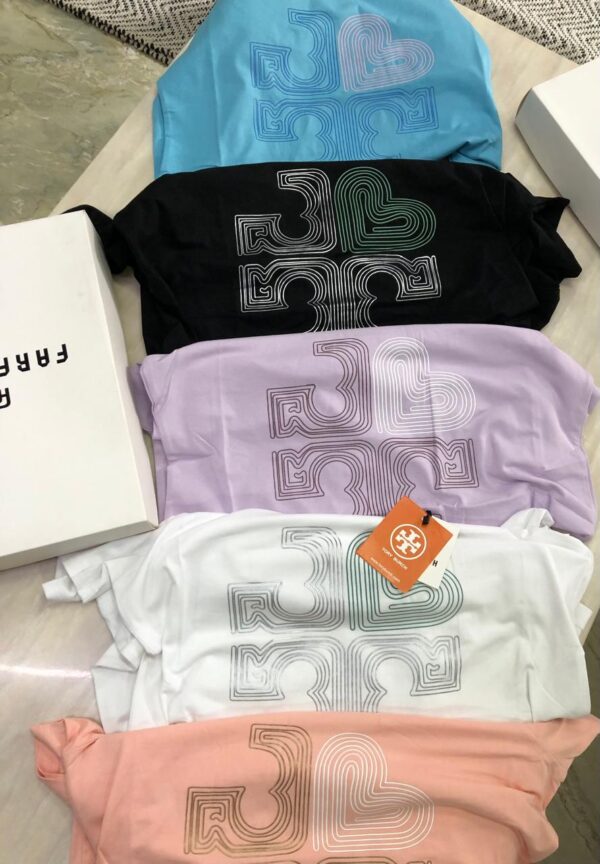 FIRST COPY TORY BURCH LADIES CREWS LYCRA TEES