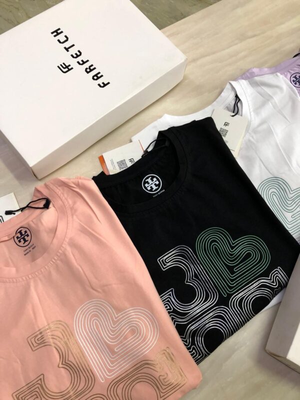 FIRST COPY TORY BURCH LADIES CREWS LYCRA TEES - Image 6