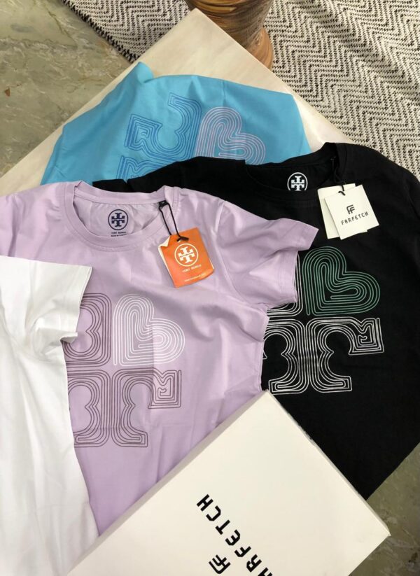 FIRST COPY TORY BURCH LADIES CREWS LYCRA TEES - Image 14