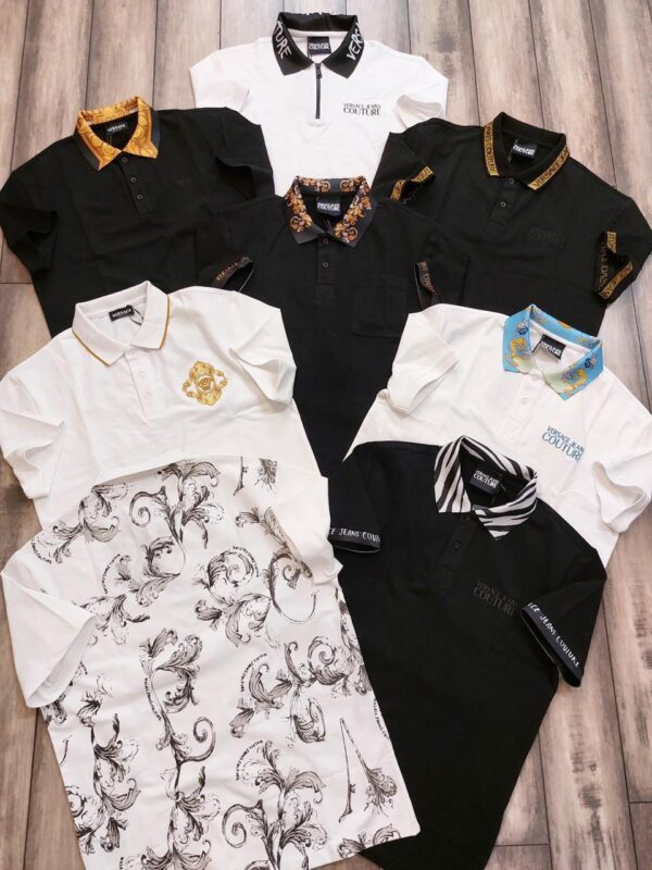 FIRST COPY Versace Latest 2025 Imported Quality Exclusive Polo Tees