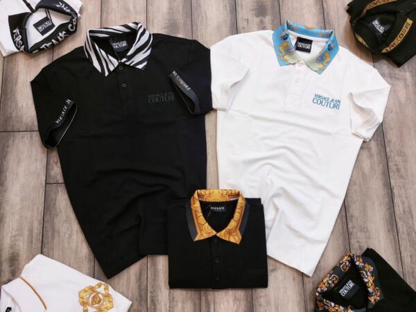 FIRST COPY Versace Latest 2025 Imported Quality Exclusive Polo Tees - Image 15