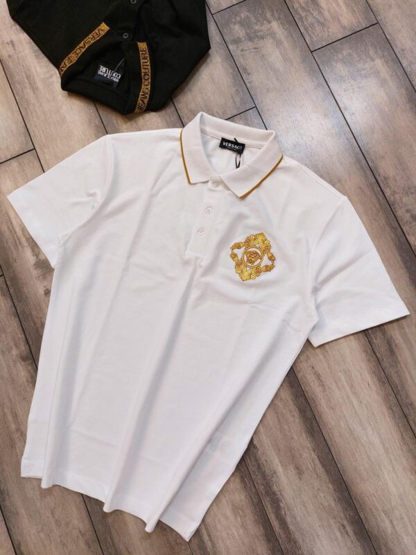 FIRST COPY Versace Latest 2025 Imported Quality Exclusive Polo Tees - Image 12