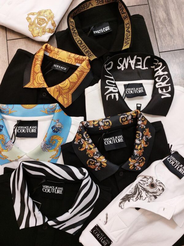 FIRST COPY Versace Latest 2025 Imported Quality Exclusive Polo Tees - Image 2