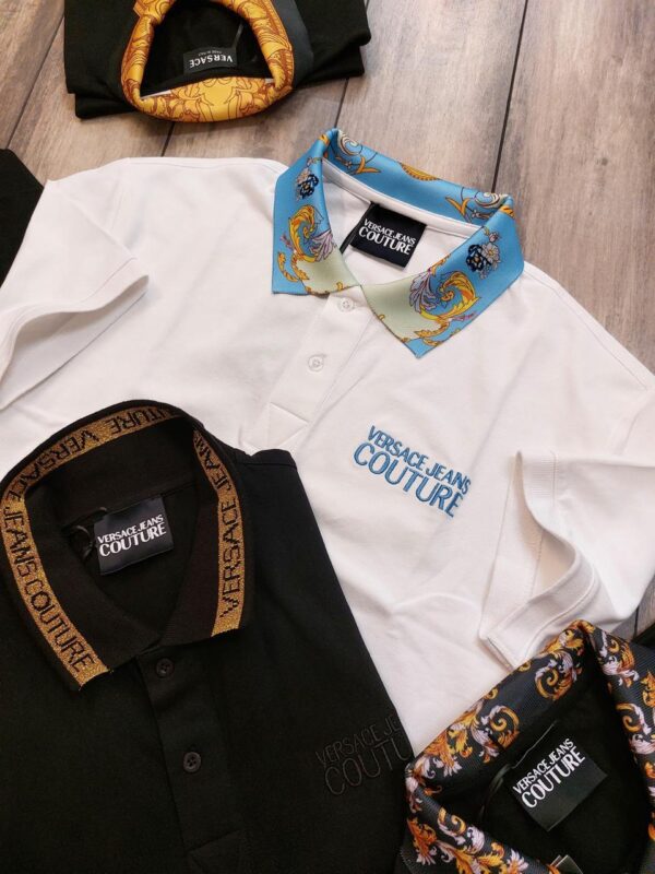 FIRST COPY Versace Latest 2025 Imported Quality Exclusive Polo Tees - Image 16