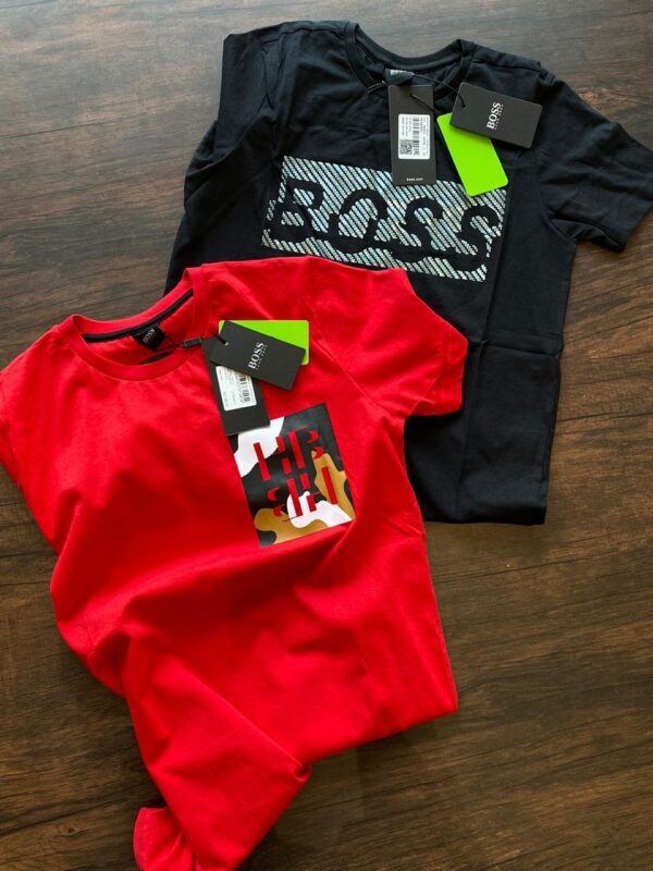 FIRST COPY Hugo Boss Export Original Crew Neck Tees - Image 4