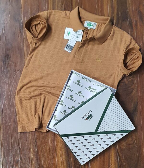 FIRST COPY LACOSTE PREMIUM KNITING FABRIC POLOS T-SHIRT - Image 7
