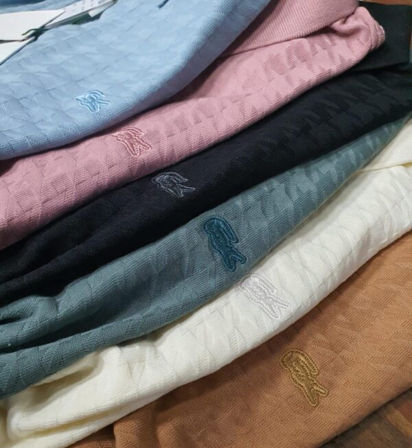 FIRST COPY LACOSTE PREMIUM KNITING FABRIC POLOS T-SHIRT - Image 5