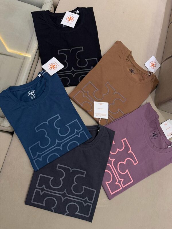 FIRST COPY TORY BURCH LADIES CREWS LYCRA TEES - Image 2