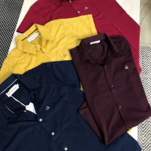 FIRST COPY CALVIN KLEIN CK EXCLUSIVE COTTON HALF SLEEVES SHIRTS
