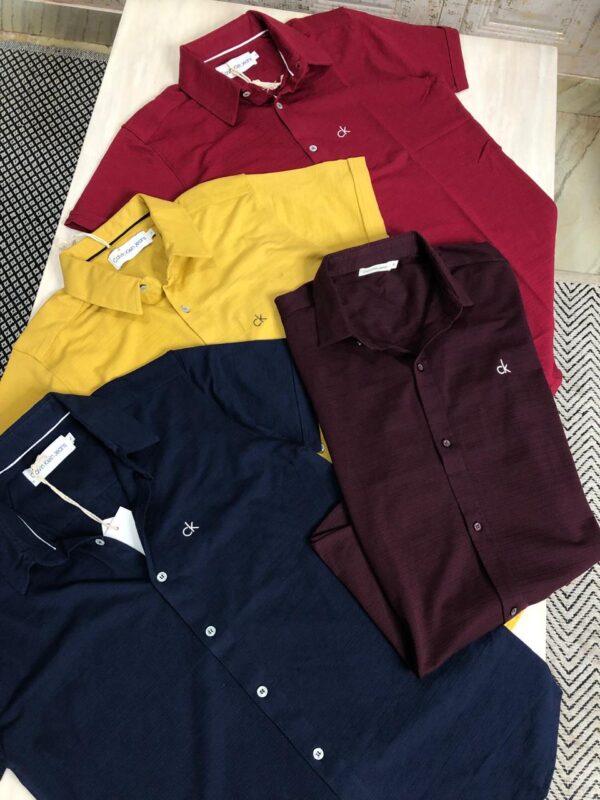 FIRST COPY CALVIN KLEIN CK EXCLUSIVE COTTON HALF SLEEVES SHIRTS