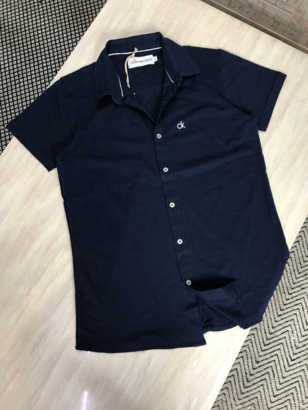 FIRST COPY CALVIN KLEIN CK EXCLUSIVE COTTON HALF SLEEVES SHIRTS - Image 2
