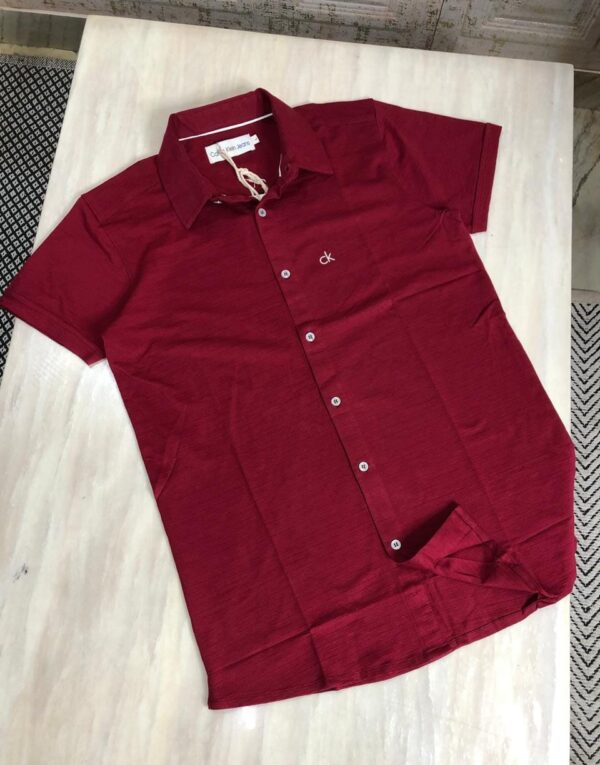FIRST COPY CALVIN KLEIN CK EXCLUSIVE COTTON HALF SLEEVES SHIRTS - Image 5
