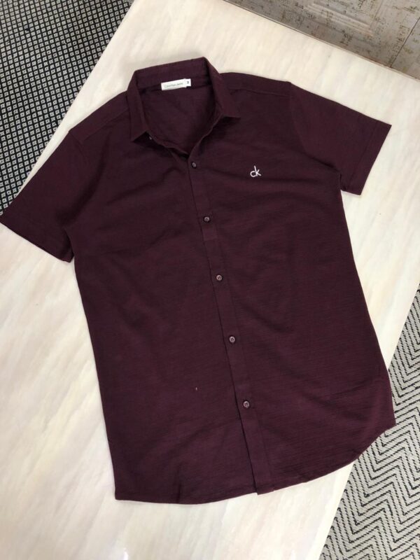 FIRST COPY CALVIN KLEIN CK EXCLUSIVE COTTON HALF SLEEVES SHIRTS - Image 4